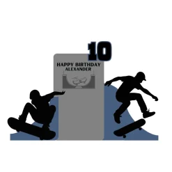 Skate Park Foam Core Birthday Backdrop Kit by PopScene™