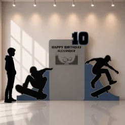 Skate Park Foam Core Birthday Backdrop Kit by PopScene™