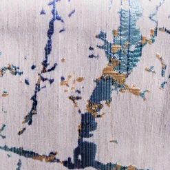 Sky Blue - Limestone Curtain Panel w/ 4