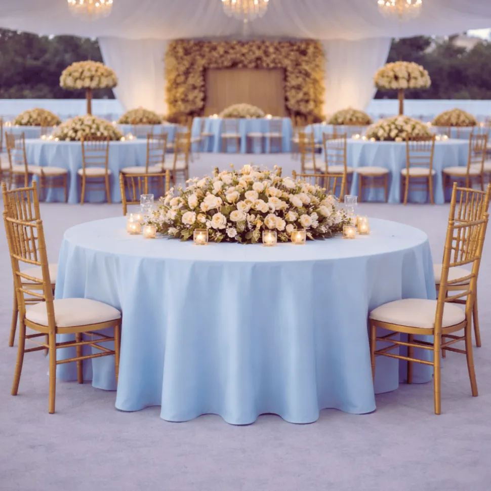 Sky La Petite France Jacquard Tablecloth - Multiple Size Options