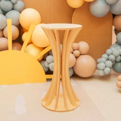 Slatted Plinth Pedestal - Torus Collection - Style F
