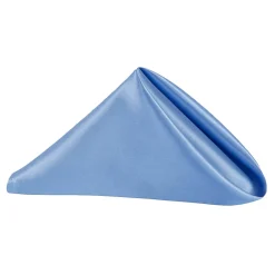 Sleek Satin Napkin 20"x20" - Cornflower/Serenity