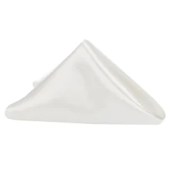 Sleek Satin Napkin 20"x20" - Ivory