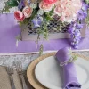 Sleek Satin Napkin 20"x20" - Lavender