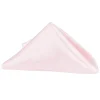 Sleek Satin Napkin 20"x20" - Pastel Pink