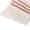 Sleek Satin Runner 14" x 108" - Blush/Rose Gold