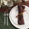 Sleek Satin Runner 14" x 108" - Chocolate Brown