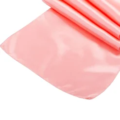 Sleek Satin Runner 14" x 108" - Coral