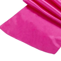 Sleek Satin Runner 14" x 108" - Fuchsia