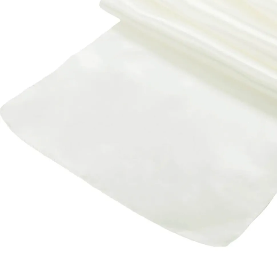 Sleek Satin Runner 14" x 108" - Ivory