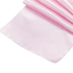 Sleek Satin Runner 14" x 108" - Medium Pink