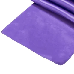 Sleek Satin Runner 14" x 108" - Purple