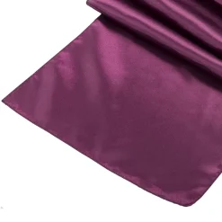 Sleek Satin Runner 14" x 108" - Sangria