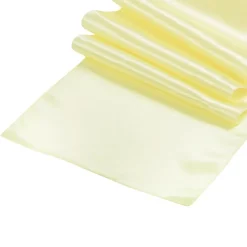 Sleek Satin Runner 14" x 108" - Yellow