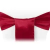 Sleek Satin Sash 6" x 108" - Apple Red