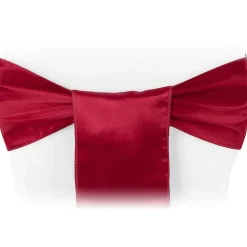 Sleek Satin Sash 6" x 108" - Apple Red