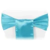 Sleek Satin Sash 6" x 108" - Aqua Blue