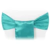 Sleek Satin Sash 6" x 108" - Dark Turquoise