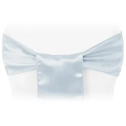 Sleek Satin Sash 6" x 108" - Dusty Blue