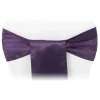 Sleek Satin Sash 6" x 108" - Eggplant/Plum