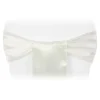 Sleek Satin Sash 6" x 108" - Ivory
