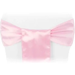 Sleek Satin Sash 6" x 108" - Medium Pink
