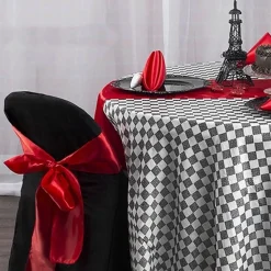 Sleek Satin Sash 6" x 108" - Red