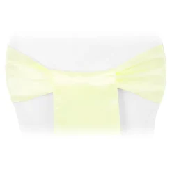 Sleek Satin Sash 6" x 108" - Yellow