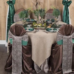 Sleek Satin Tablecloth 120