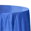 Sleek Satin Tablecloth 108" Round - Royal Blue