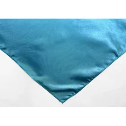 Sleek Satin Tablecloths - Aqua Blue