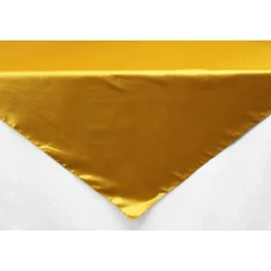 Sleek Satin Tablecloths - Bright Gold