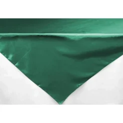 Sleek Satin Tablecloths - Emerald Green
