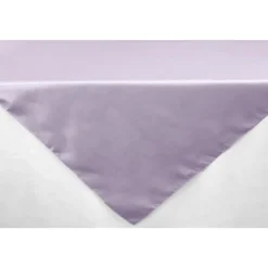 Sleek Satin Tablecloths - Lavender