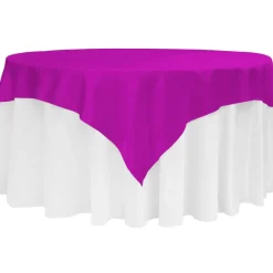 Sleek Satin Tablecloths - Magenta Violet