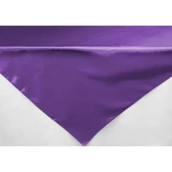 Sleek Satin Tablecloths - Purple