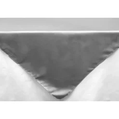 Sleek Satin Tablecloths - Silver