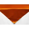 Sleek Satin Tablecloths 54" Square - Burnt Orange