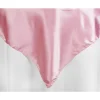 Sleek Satin Tablecloths 54" Square - Medium Pink