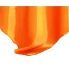 Sleek Satin Tablecloths 54" Square - Orange