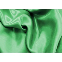 Sleek Satin Tablecloths 72" Square - Kelly Green