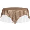Sleek Satin Tablecloths 90" Square - Leopard Design