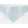 Sleek Satin Tablecloths 54" Square - Dusty Blue