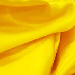 Sleek Satin Tablecloth 90"x156" Rectangular - Canary Yellow (Bright Yellow)