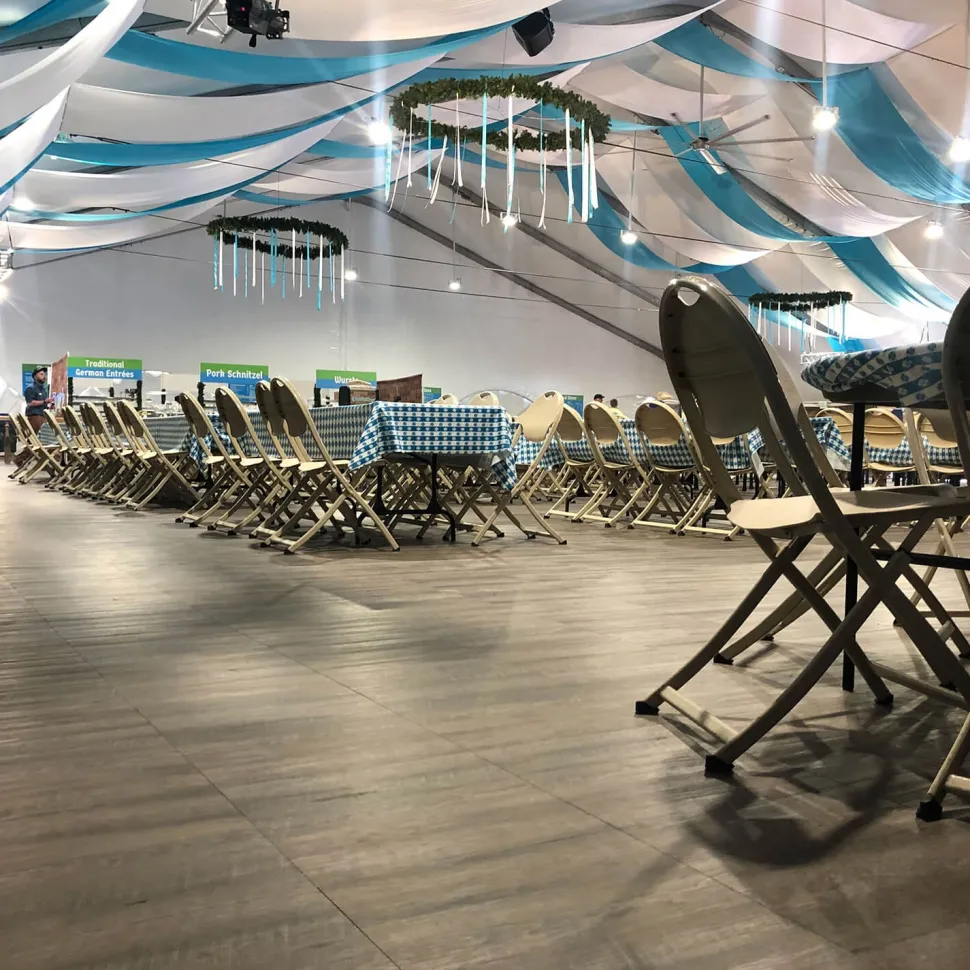Smoked Oak Snaplock Dance Floor - Tile Only