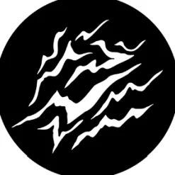 Smoke Screen - Stock Gobo for Gobo Light Projectors - Choose your size!