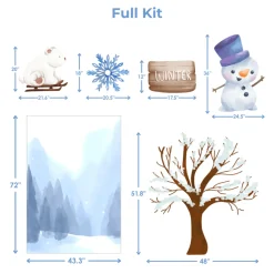 Snow Day Foam Core Backdrop Kit by PopScene™
