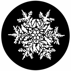 Snowflake - Stock Gobo for Gobo Light Projectors - Choose your size!