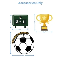 Soccer Champions Foam Core Birthday Backdrop Kit by PopScene™