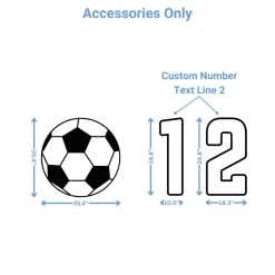 Soccer Stadium Foam Core Birthday Backdrop Kit by PopScene™